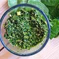 Pesto szpinakowe ze słonecznikiem