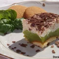 Biało-zielone ciasto tropikalne
