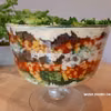 Sałatka imprezowa brokułowo - pieczarkowa