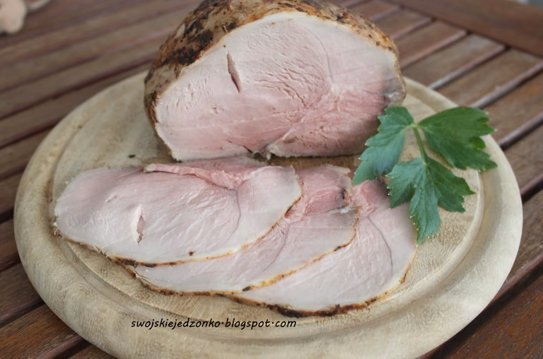 Szynka pieczona w niskiej temperaturze-na kanapki