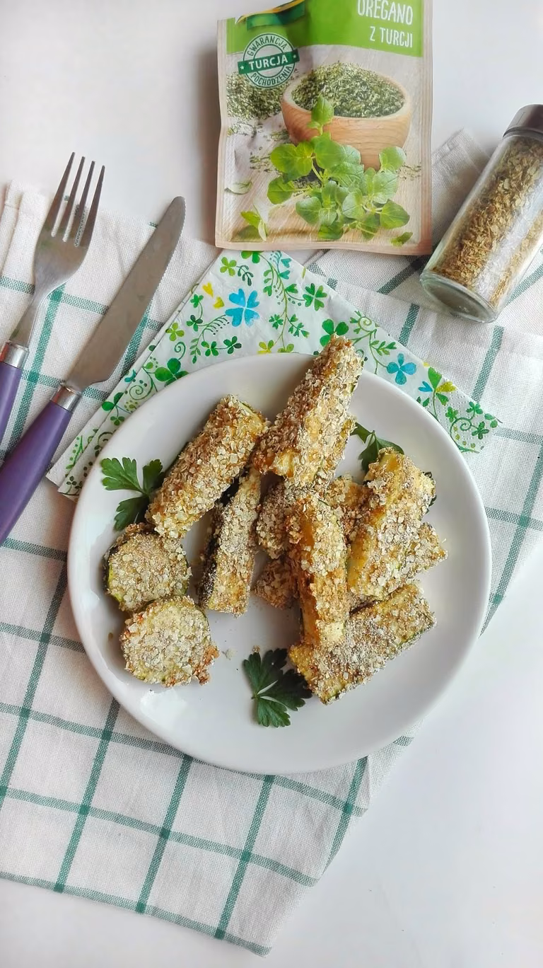 Zdrowe "nuggetsy" z cukinii