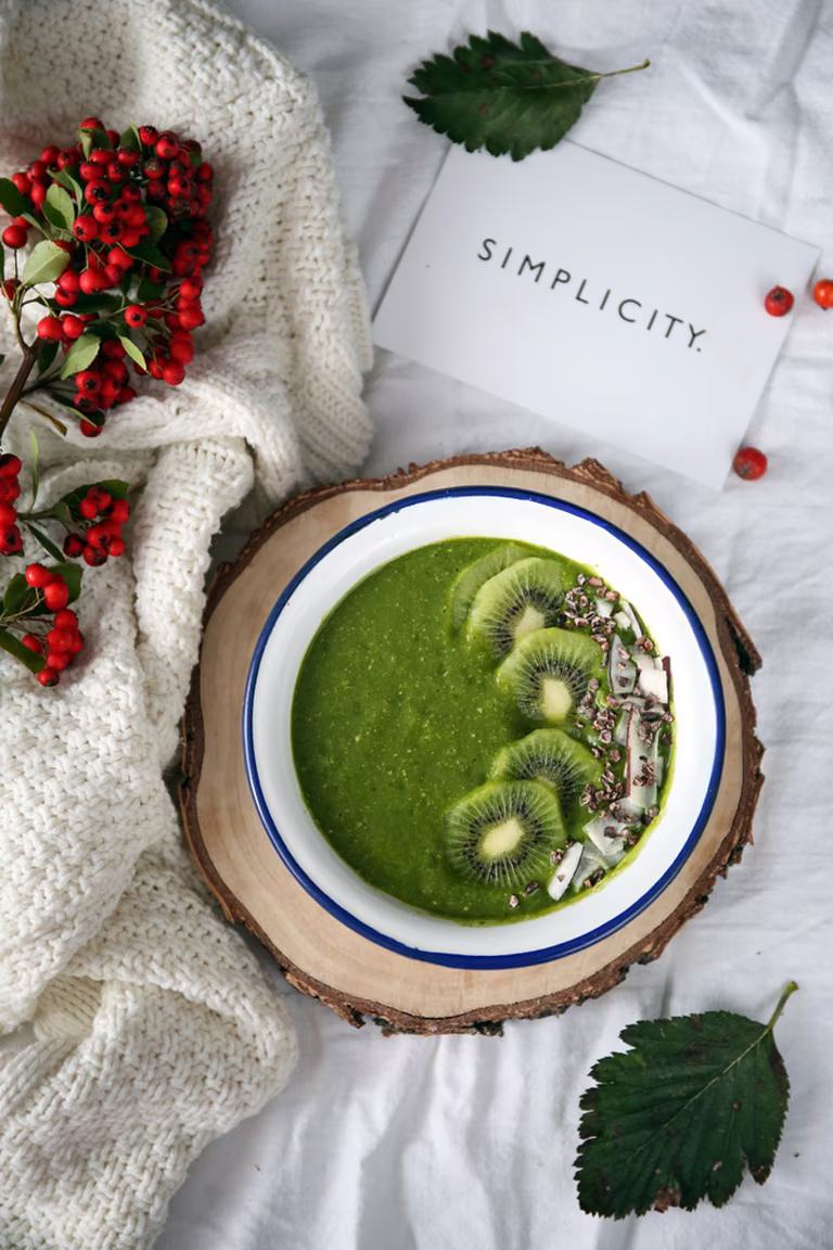 Zielone smoothie pełne antyoksydantów
