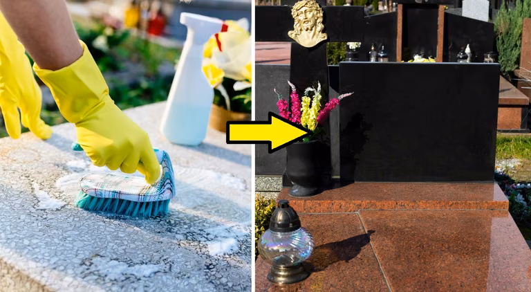 Jak czyścić nagrobek z GRANITU, a jak z LASTRYKO? Poznaj skuteczne metody!