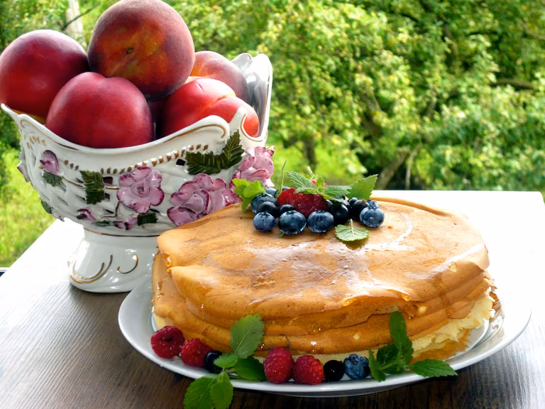 Pancakes z owocami