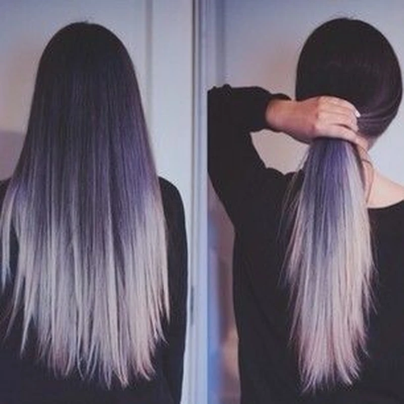 Fioletowe ombre