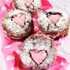 muffinki czekoladowe z malinowym kremem