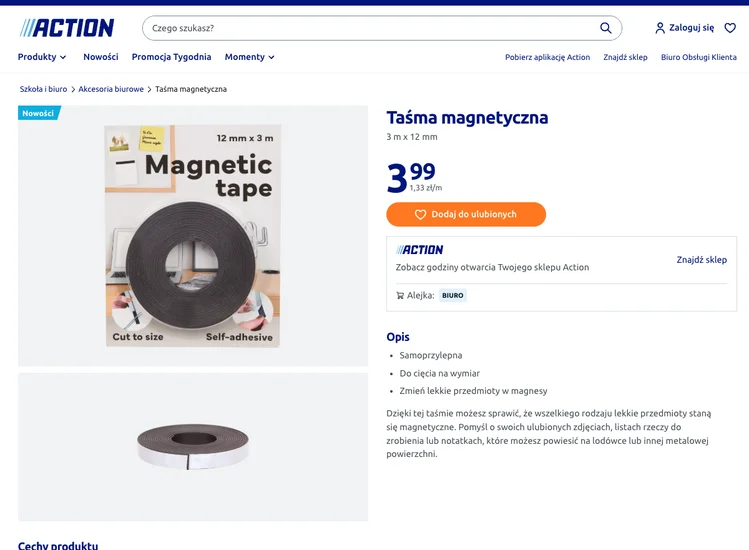 Zdjęcie Ta nowość z Action kosztuje tylko 3,99 zł. Zamienia zwykłe przedmioty w magnesy #1
