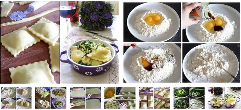 Ravioli z grzybami i serem