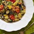 Quinoa z pieczonymi warzywami