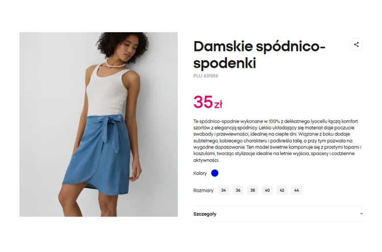 Zdjęcie Te spódnico-spodenki z Pepco za 35 zł to hit kobiet! Wygodne na maxa i bardzo kobiece  - wiązana kokarda dodaje uroku #1