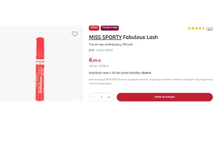 Zdjęcie Ten tani tusz do rzęs z Rossmanna przebija drogie maskary! Polki uwielbiają go za wydłużenie i podkręcenie - tylko dziś za 6,99 zł #1