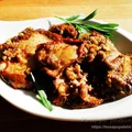Borowiki smażone w miodzie z orzechami
