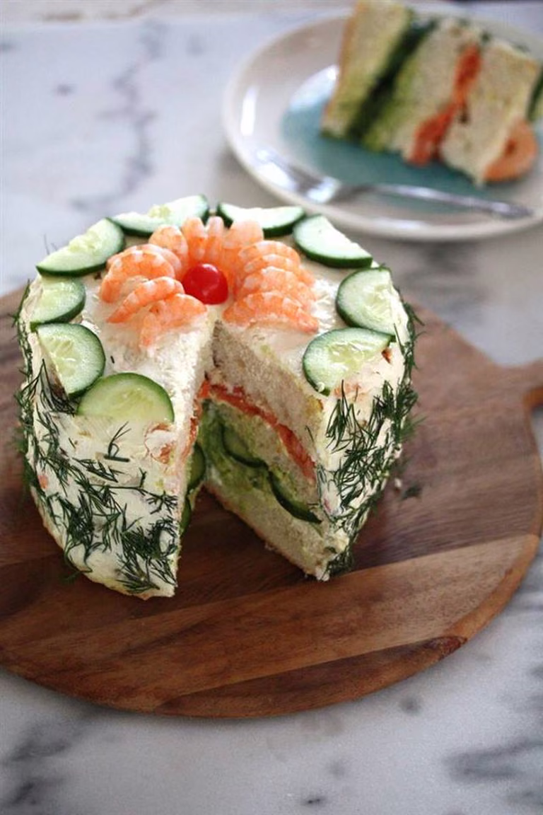 Kanapkowy tort