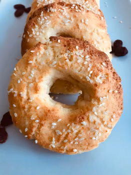 Pieczone oponki twarogowe