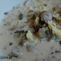 Zupa pieczarkowa z kluseczkami