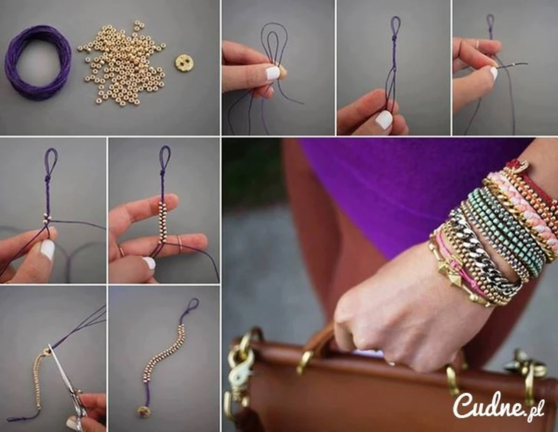 DIY- bransoletki!