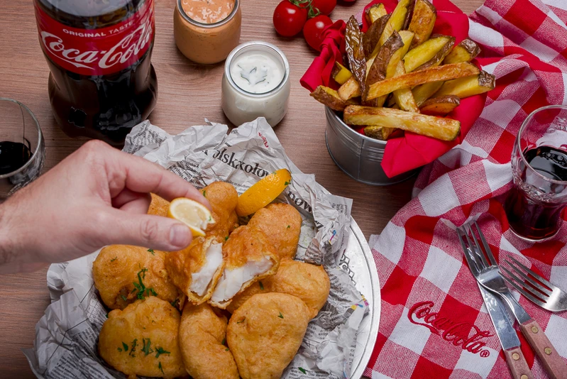 Ryba w cieście z domowymi frytkami, czyli FISH&CHIPS
