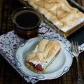 Tarta z rabarbarem i bezą