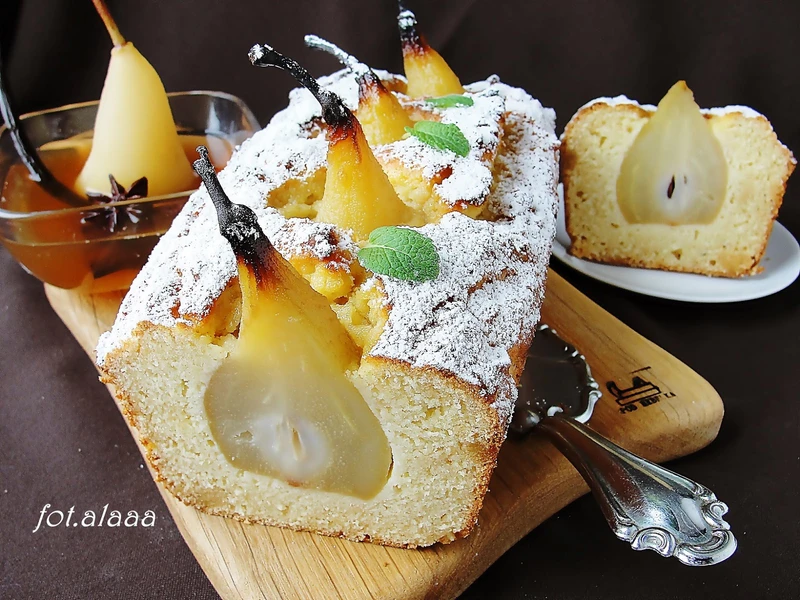 Ciasto z gruszkami