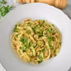 Spaghetti z cukinią i małżami vongole