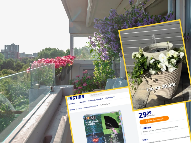 Wrócił letni hit z Action za 29,99 zł! Sprawdź, co potrafi ta mała fontanna: relaks i dekoracja jak z Instagrama