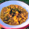 Wegańskie curry z cieciorki
