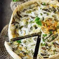 Tarta z leśnymi grzybami