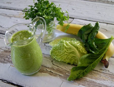 Zielony koktajl warzywny