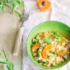 Tabbouleh z cukinią i morelami