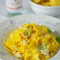Makaron z puree z dyni i masłem truflowym