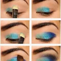 Oczy w turkusie- krok po kroku