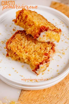 Puszyste ciasto pomarańczowe