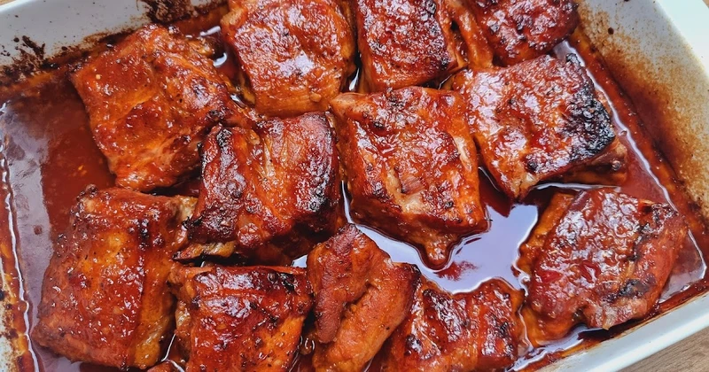 Amerykańskie żeberka barbecue