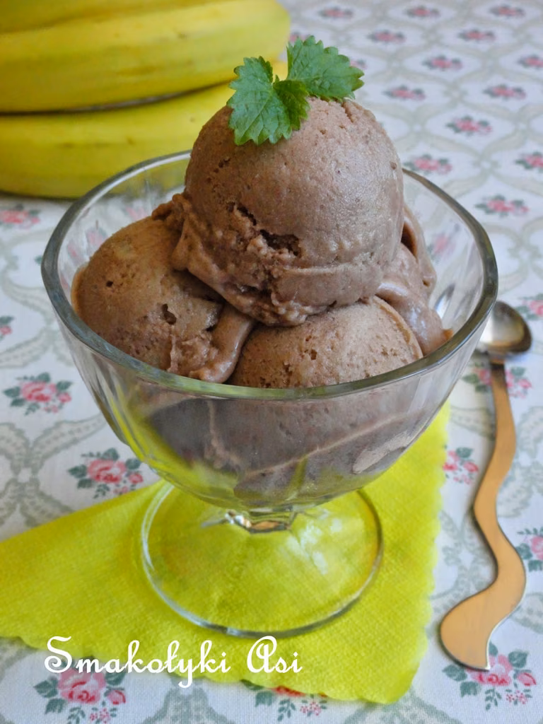 Lody bananowo-nutellowe