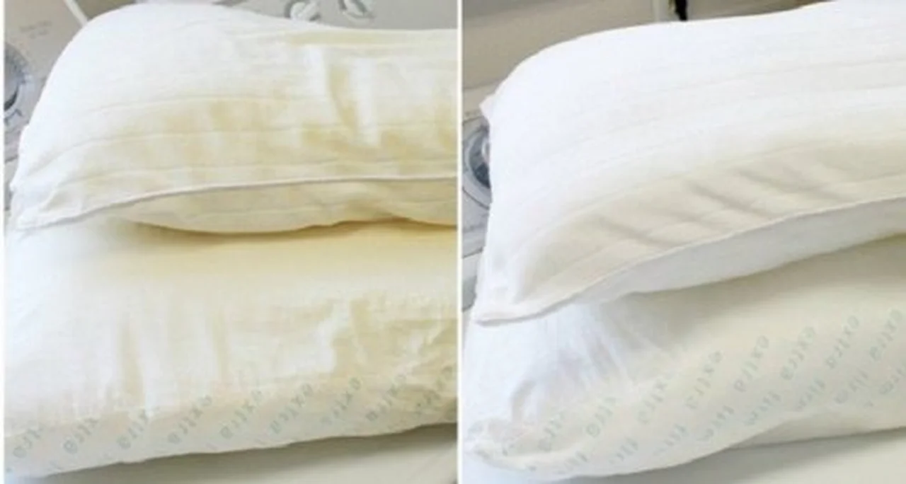 Jak wyczyścić i wybielić poduszki?