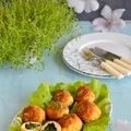 Klopsy drobiowe ze szpinakiem i mozzarellą