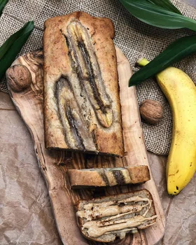 Wegański chlebek bananowy
