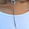 Metalowy choker