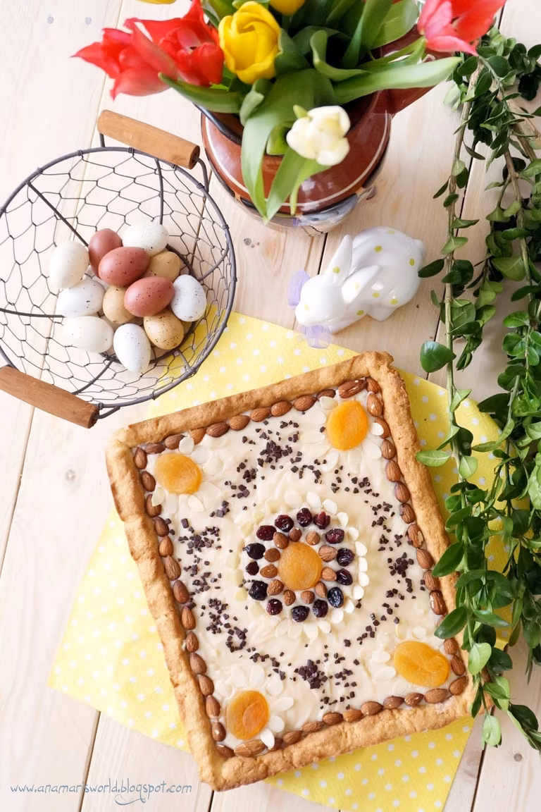 Mazurek kajmakowy (z domowym kajmakiem)