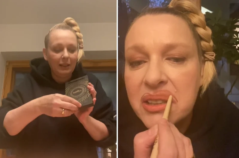 Kasia Nosowska testuje kosmetyki Natalii Siwiec! Nagrała genialny filmik