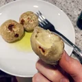 Bułeczki z patelni nadziewane camembertem