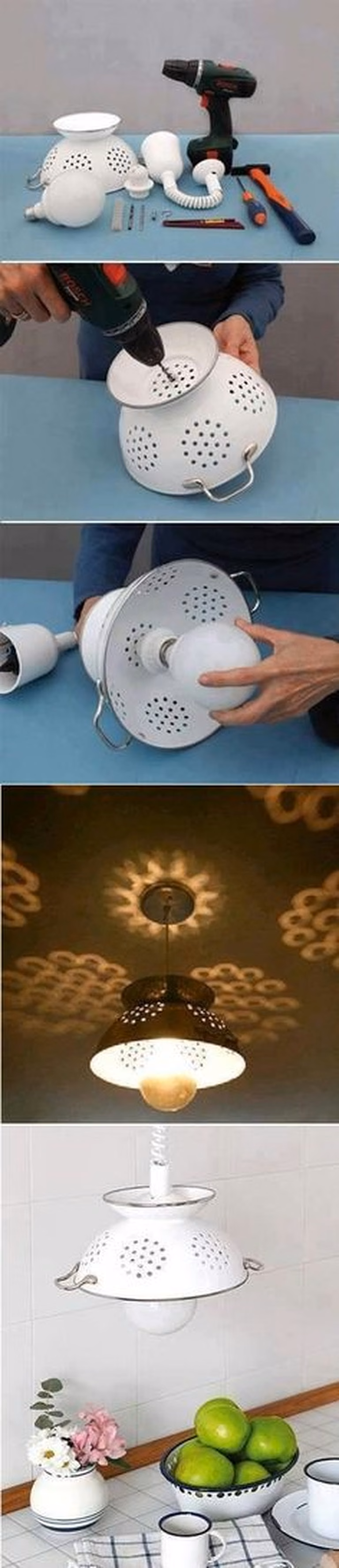 Lampa z durszlaka- ZRÓB TO SAMA