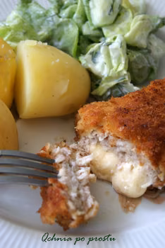 Szwajcar - kotlet schabowy z żółtym serem