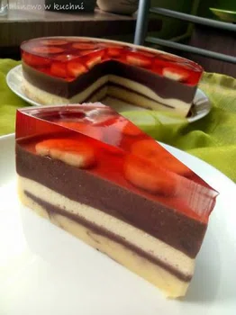 Ptasie mleczko z galaretką