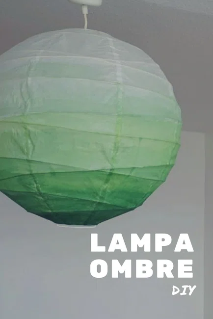 DIY Lampa ombre – metamorfoza papierowego klosza