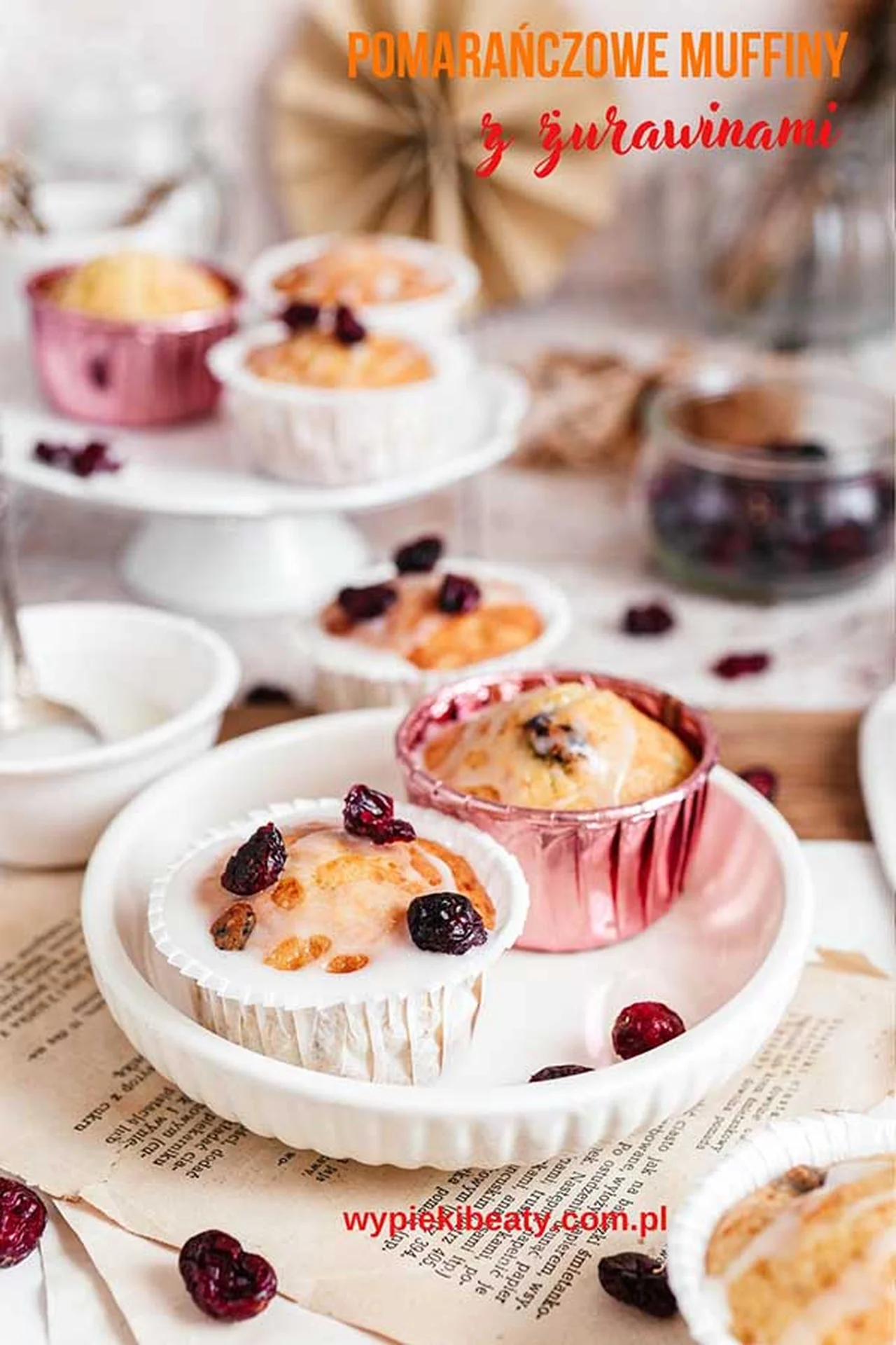 Fit pomarańczowe muffiny