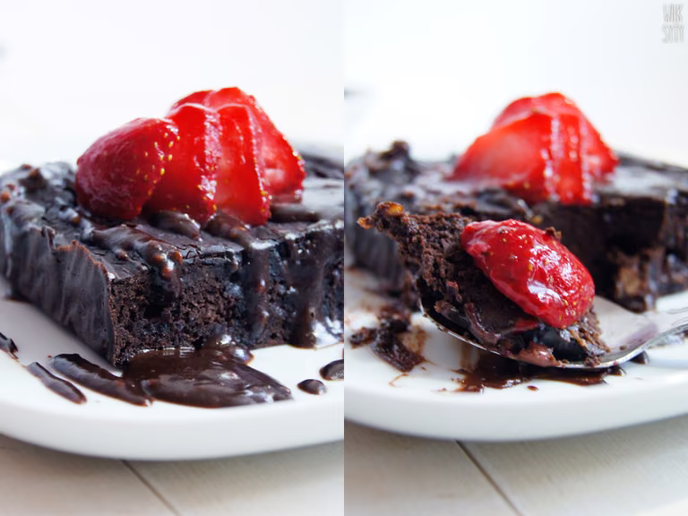 Fit brownie bez mąki (6 składników)