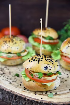 Imprezowe hamburgerki z serem Halloumi!