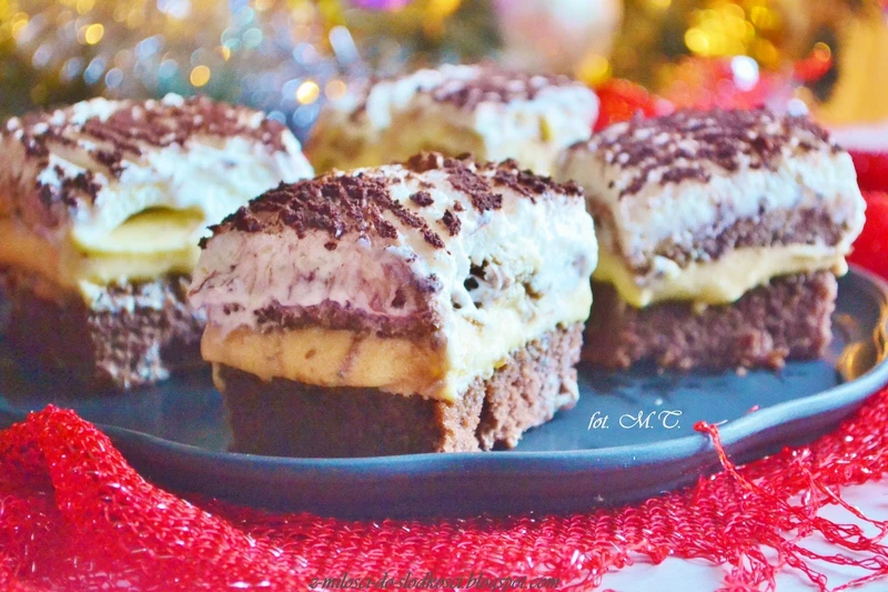 Ciasto kapitańskie z ajerkoniakiem