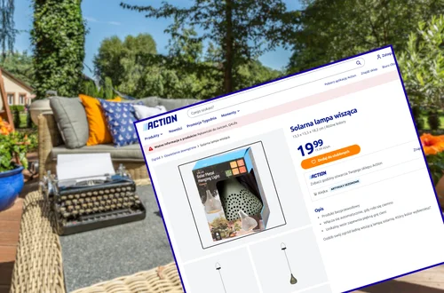 Ta wisząca lampa solarna z Action za 19 zł to hit wiosny 2026! Zero kabli i rachunków, ażurowy klosz nada boskiego klimatu